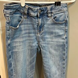 American eagle jegging size 0 short cut